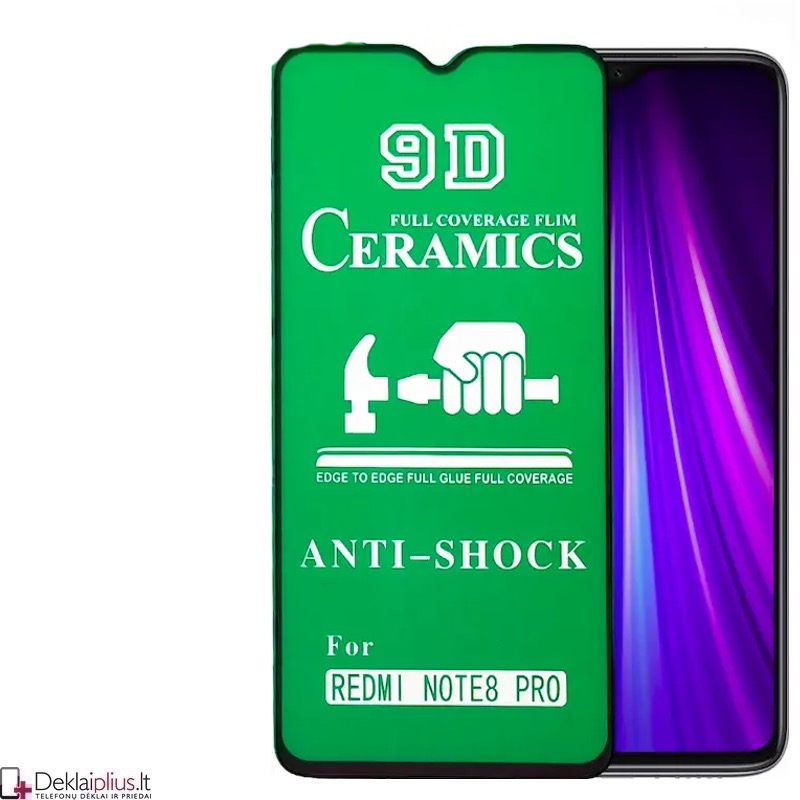 Telefono ekrano apsauga - Ceramic (Xiaomi Redmi Note 8 Pro) Telefono ekrano apsauga - Ceramic (Xiaomi Redmi Note 8 Pro)